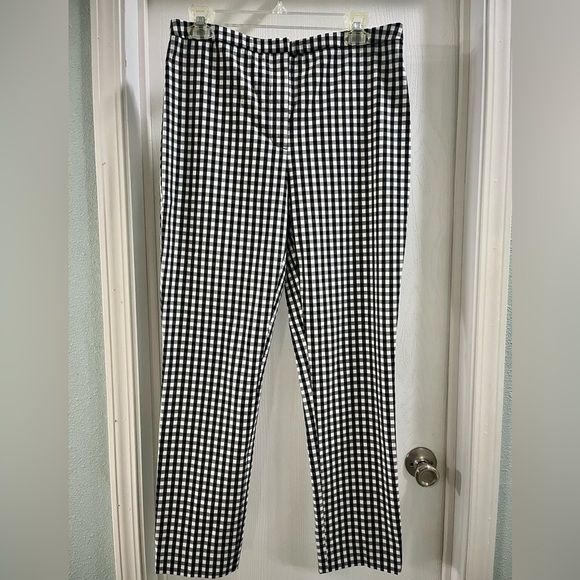 Calypso St. Barth Pants - Women’s Black and White Checkered Pants
